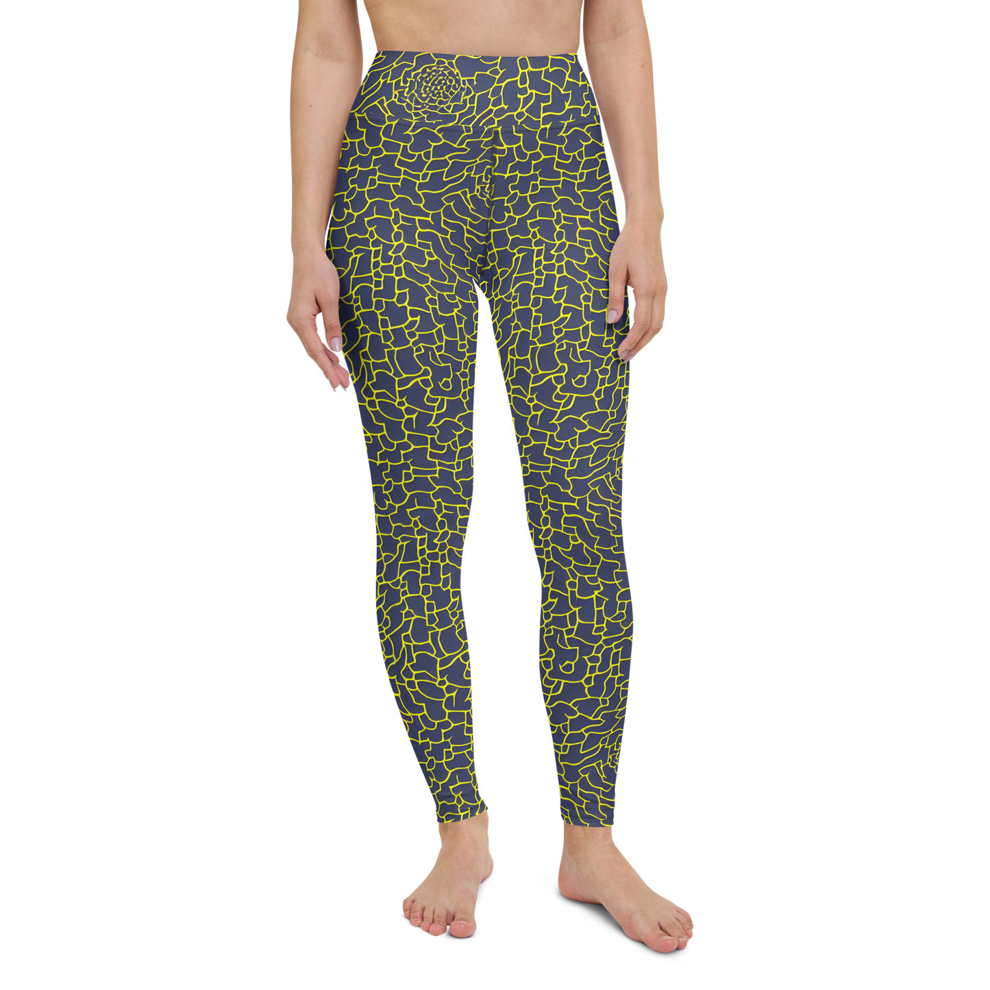 Yoga Leggings - Nightshade Maze