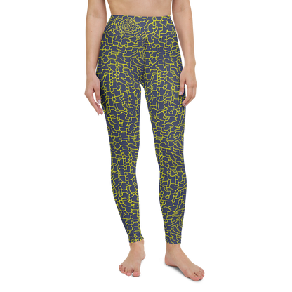 Yoga Leggings - Nightshade Maze