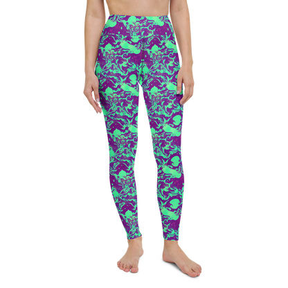 Yoga Leggings - Alien Ripples