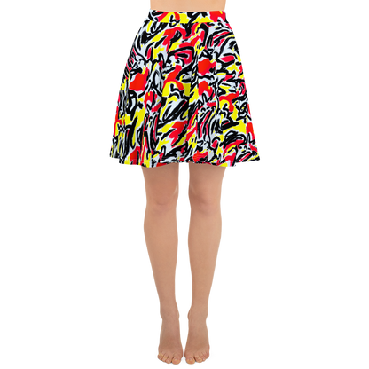 Skater Skirt - Cosmic Brushstrokes