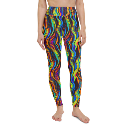 Yoga Leggings - Celestial Waves