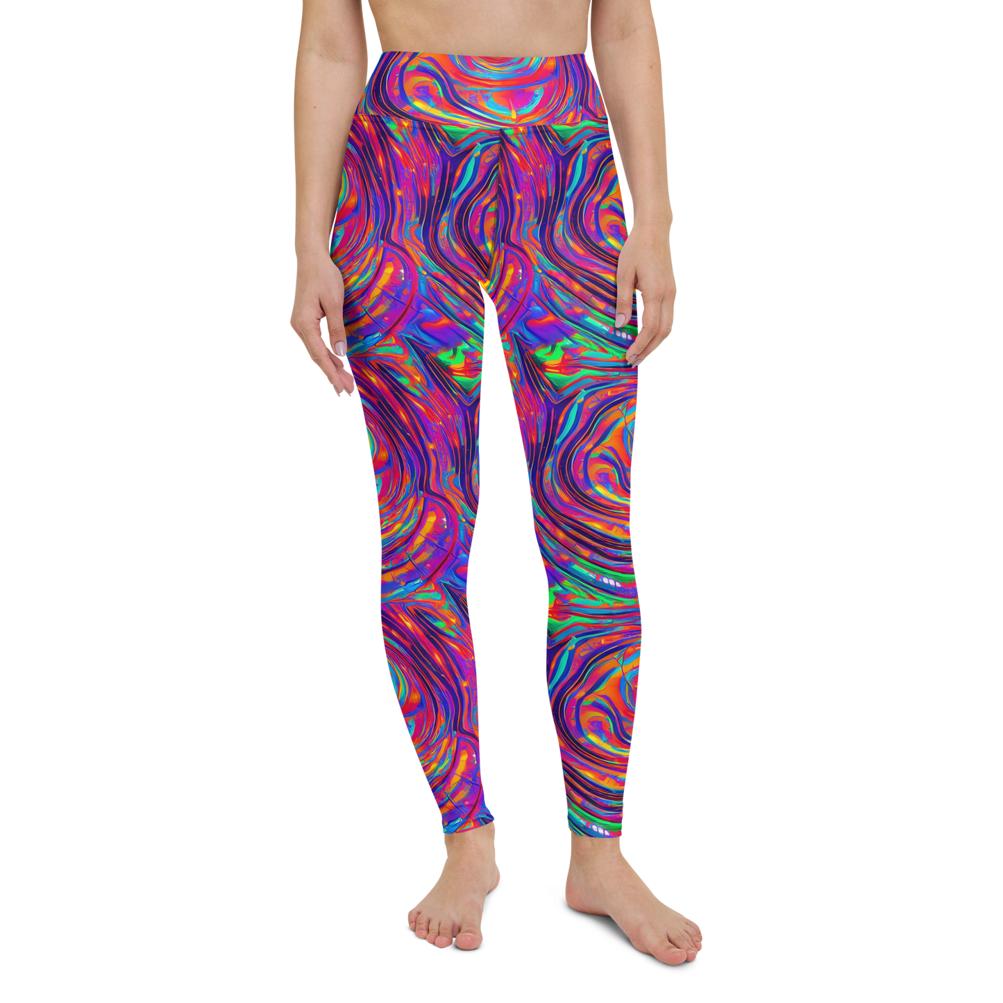 Yoga Leggings - Quantum Spiral