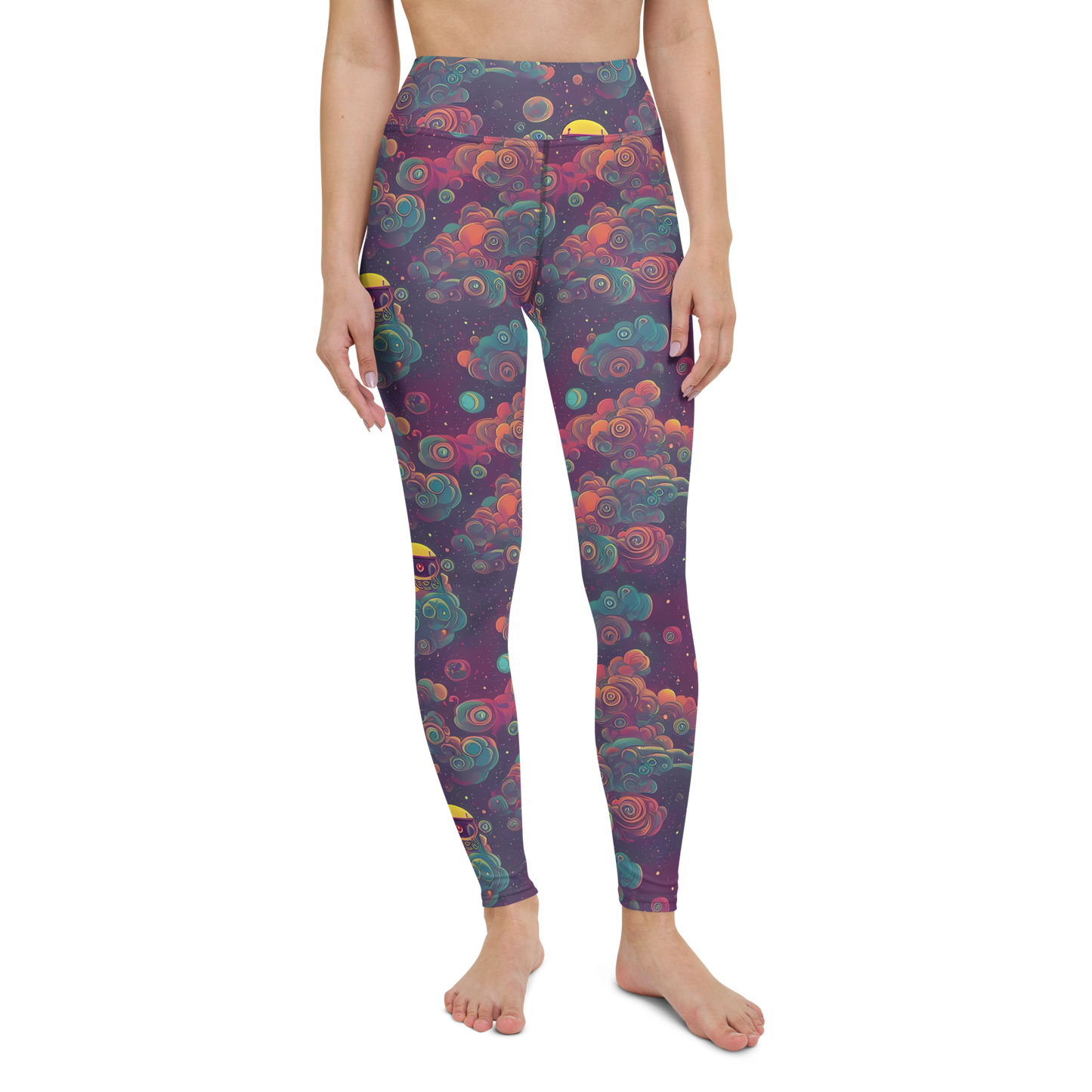 Yoga Leggings - Nebula Dreamscape