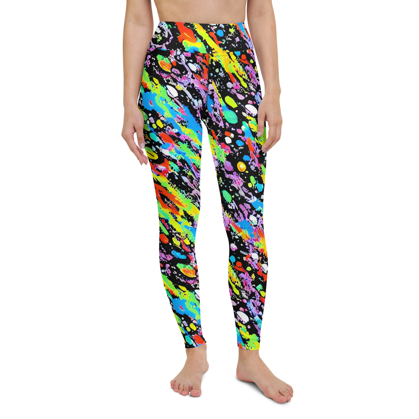 Yoga Leggings - Pollock Pulse