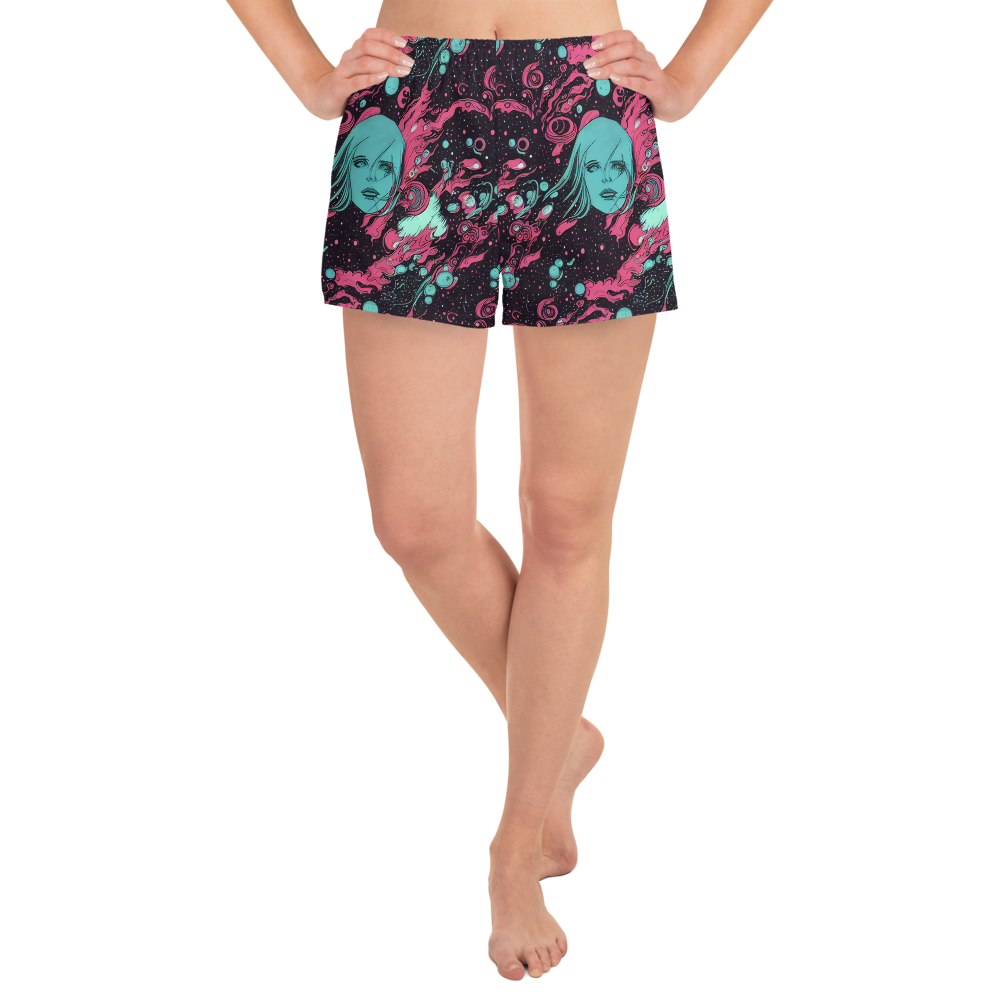 Women’s Athletic Shorts - Spectral Dreamer