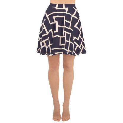 Skater Skirt - Gilded Gridlock