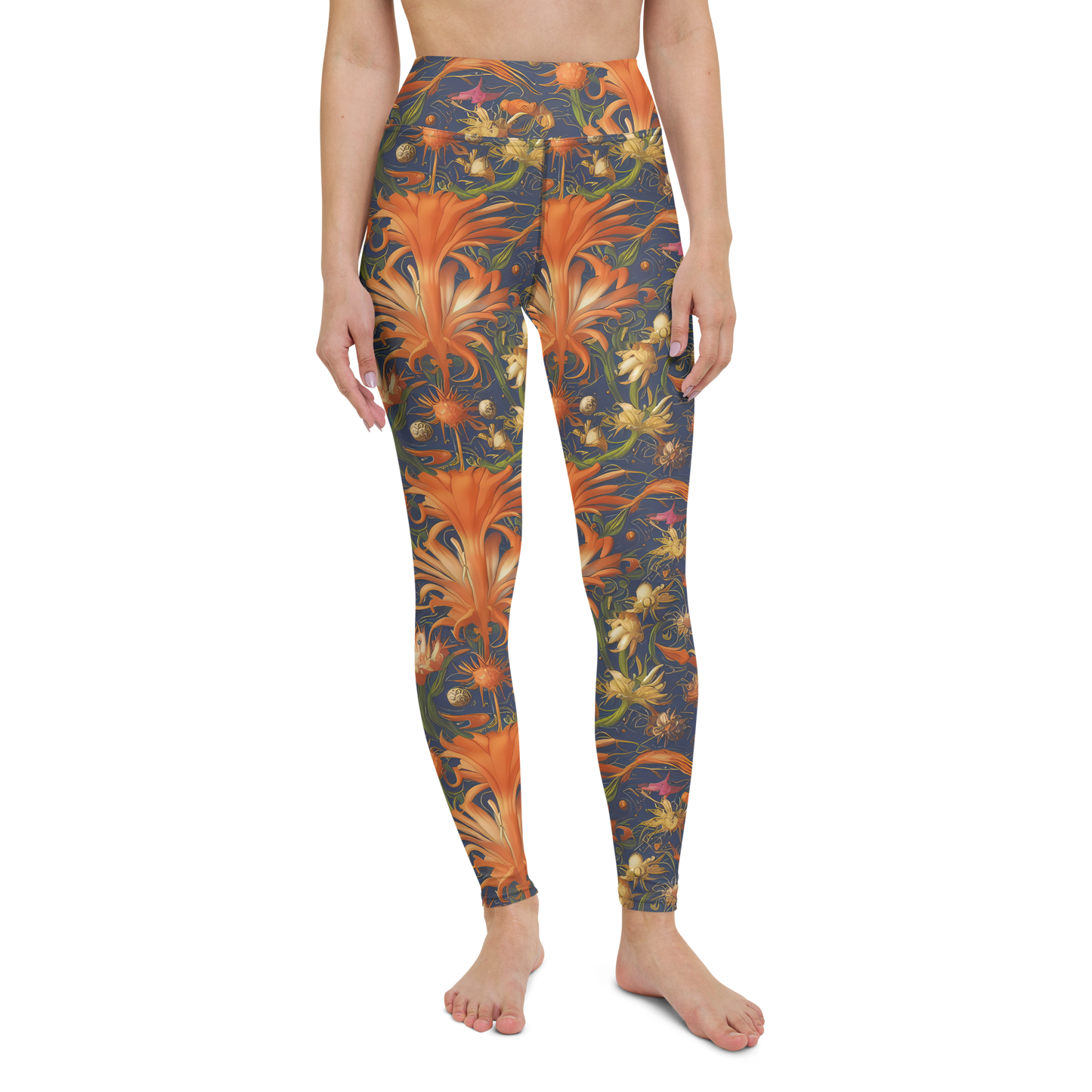 Yoga Leggings - Stellar Blooms