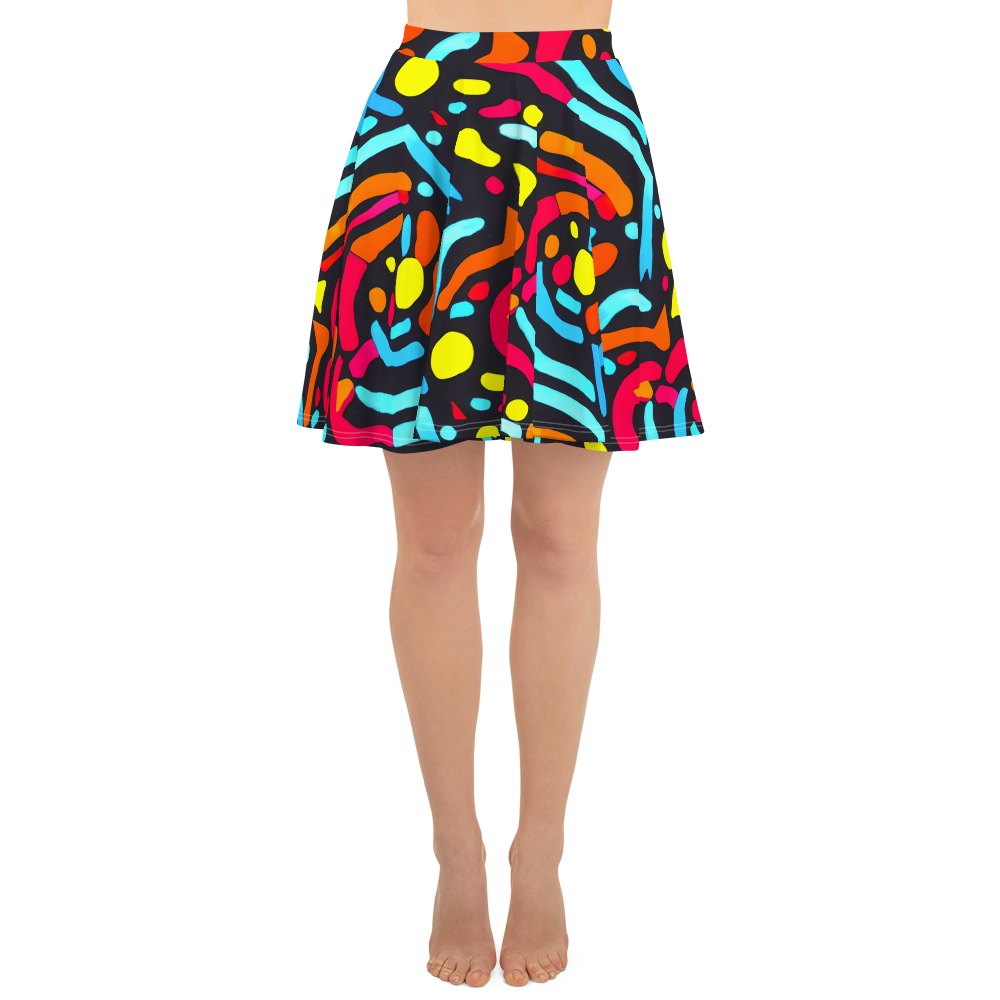 Skater Skirt - Midnight Stream