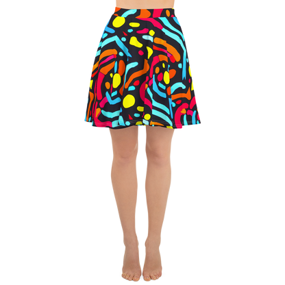 Skater Skirt - Midnight Stream