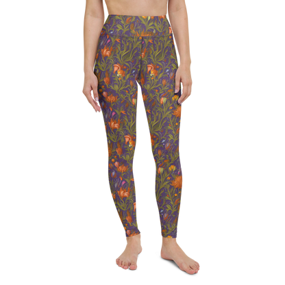 Yoga Leggings - Botanical Nebula