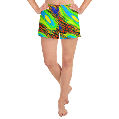 Women’s Athletic Shorts - Hodgkin's Blaze