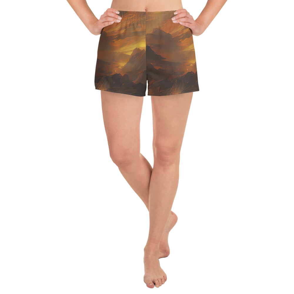 Women’s Athletic Shorts - Sunset Shores