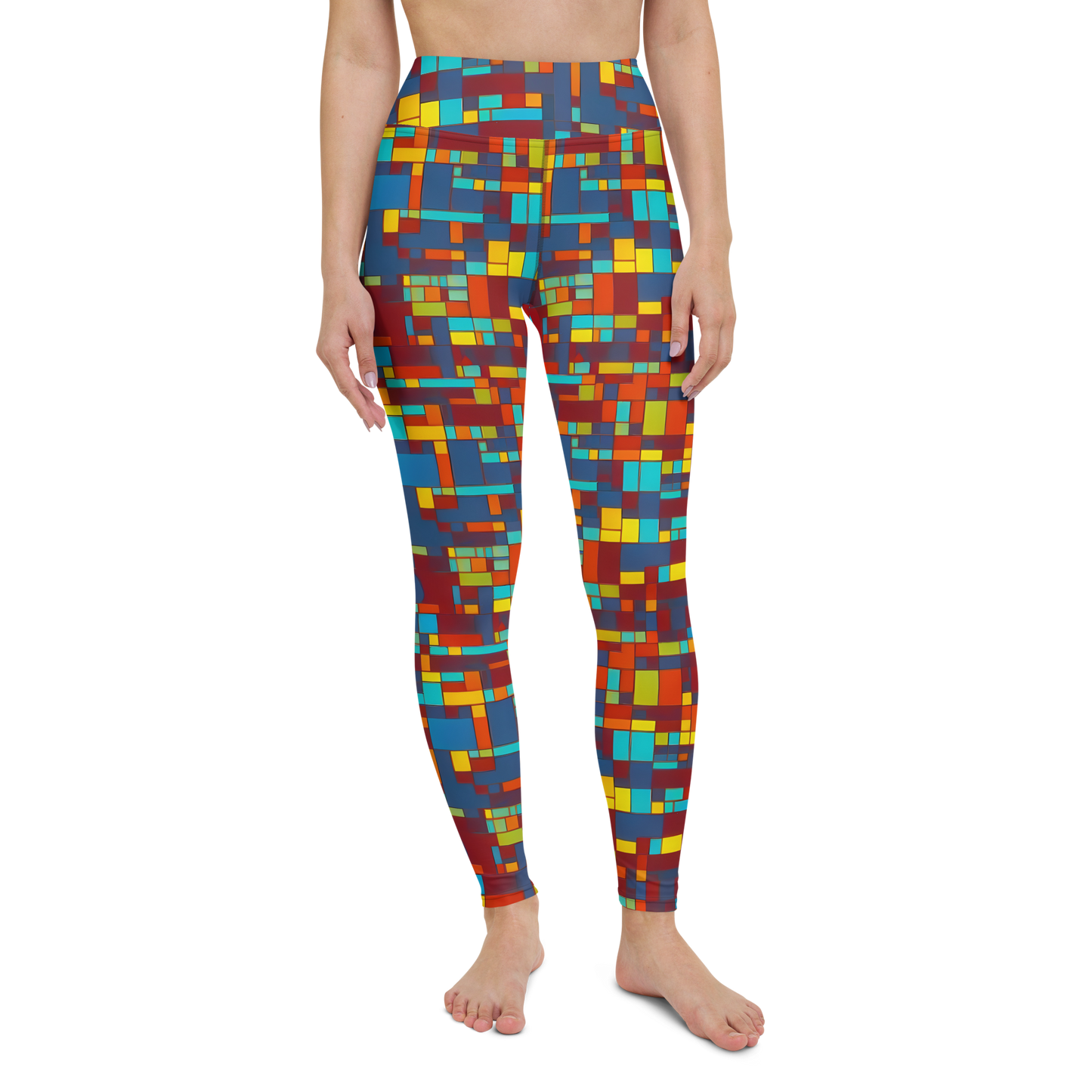 Yoga Leggings - Astral Grid