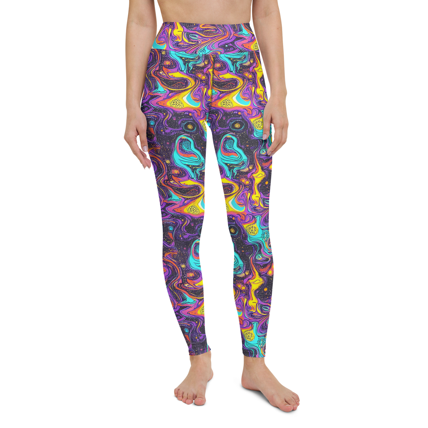 Yoga Leggings - Hutty Nebula