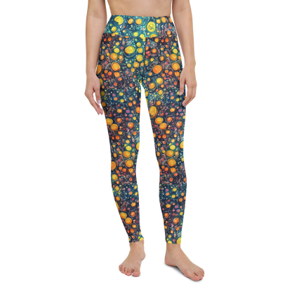 Yoga Leggings - Starry Orbits