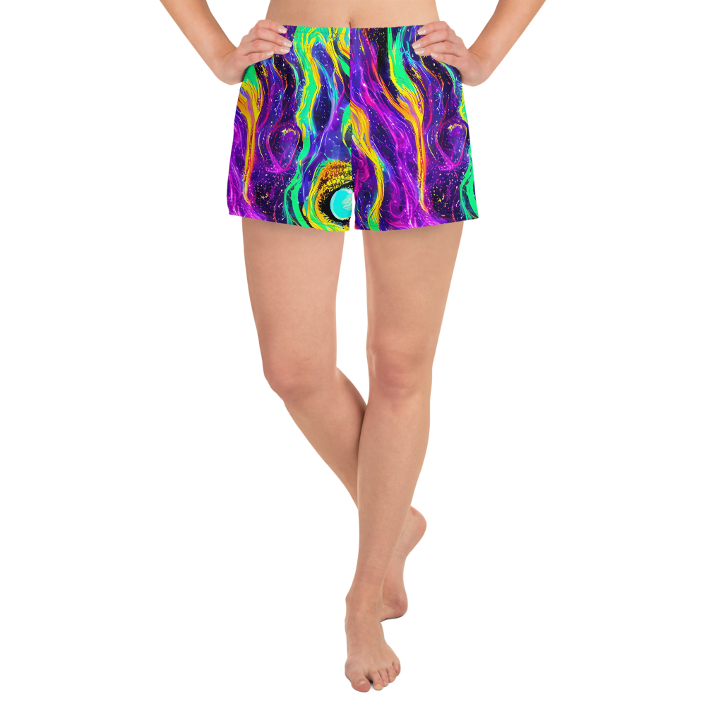 Women’s Athletic Shorts - Jackson Swirl