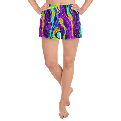 Women’s Athletic Shorts - Jackson Swirl