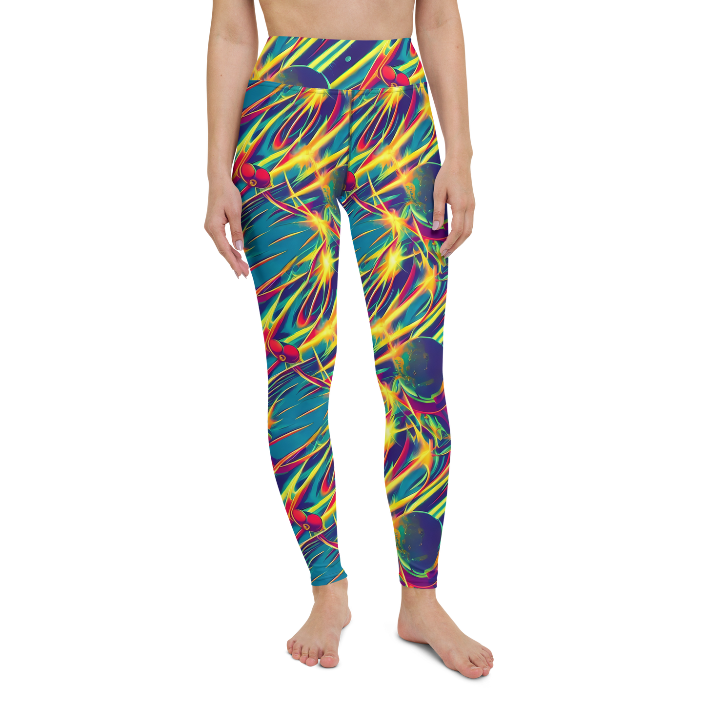 Yoga Leggings - Cosmic Inferno