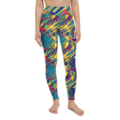 Yoga Leggings - Cosmic Inferno