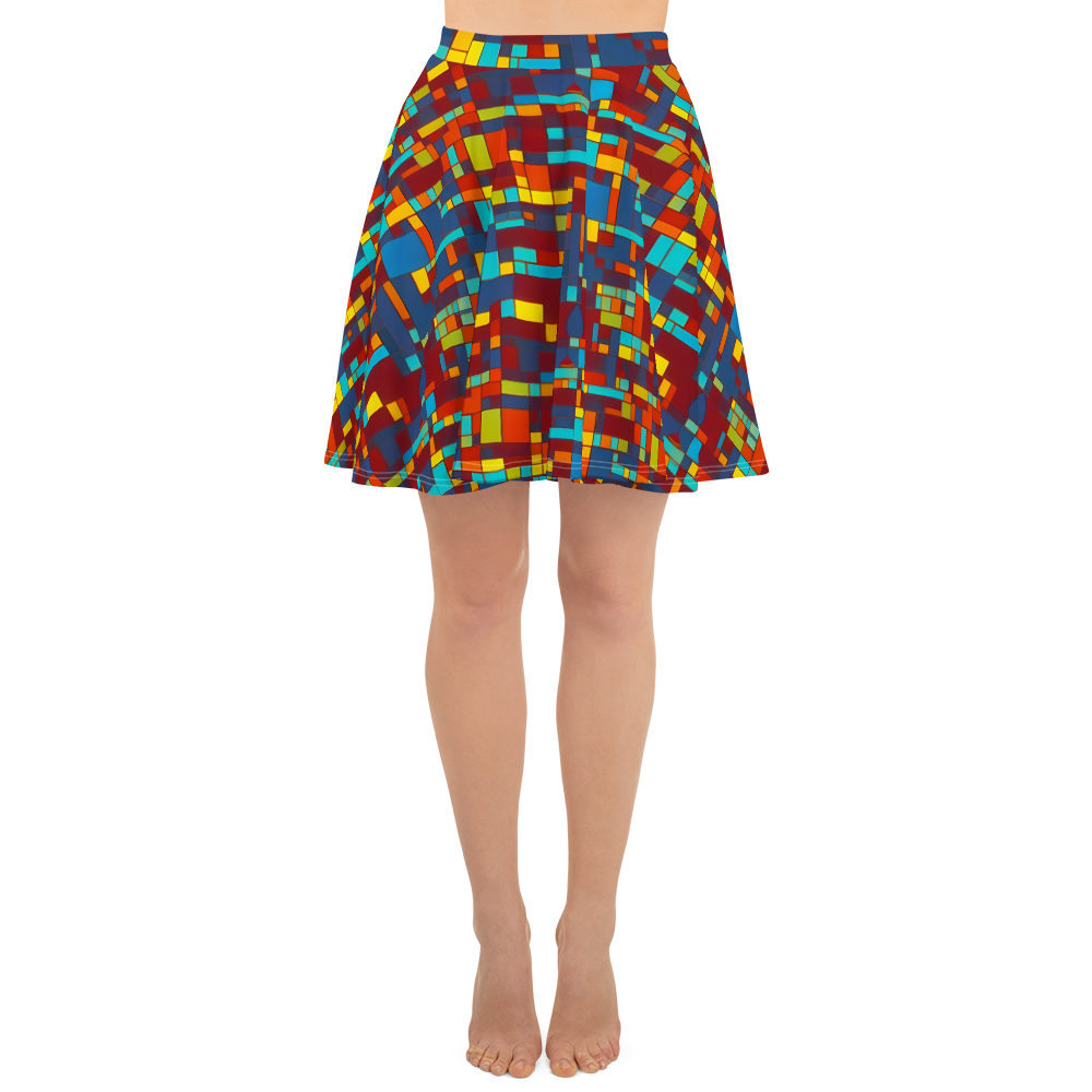 Skater Skirt - Astral Grid