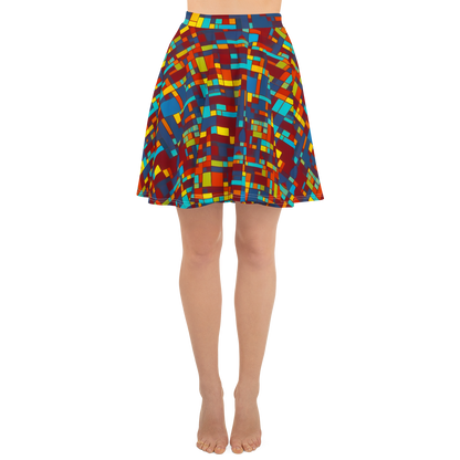 Skater Skirt - Astral Grid