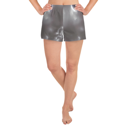 Women’s Athletic Shorts - Silver Nebula