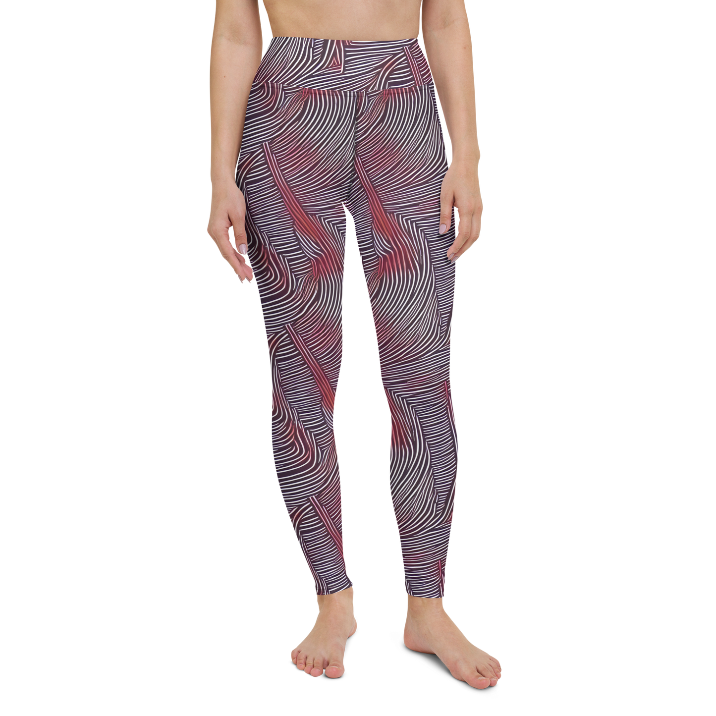 Yoga Leggings - Nebula Waves