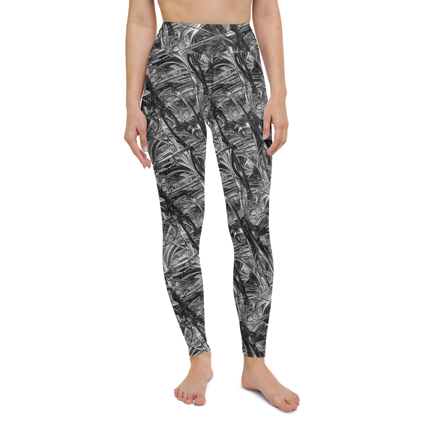 Yoga Leggings - Gothic Whirlwind