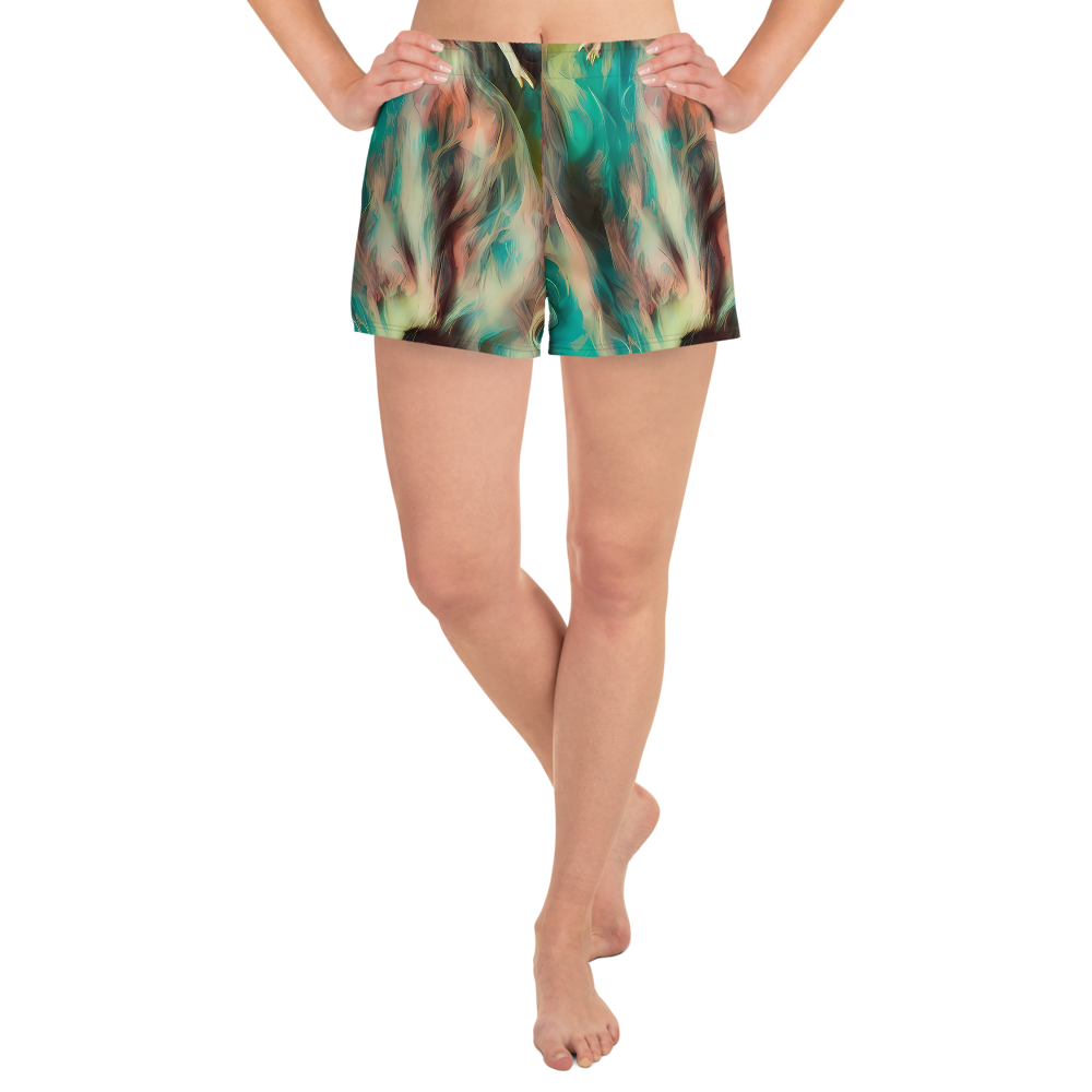 Women’s Athletic Shorts - Enchanted Fusion
