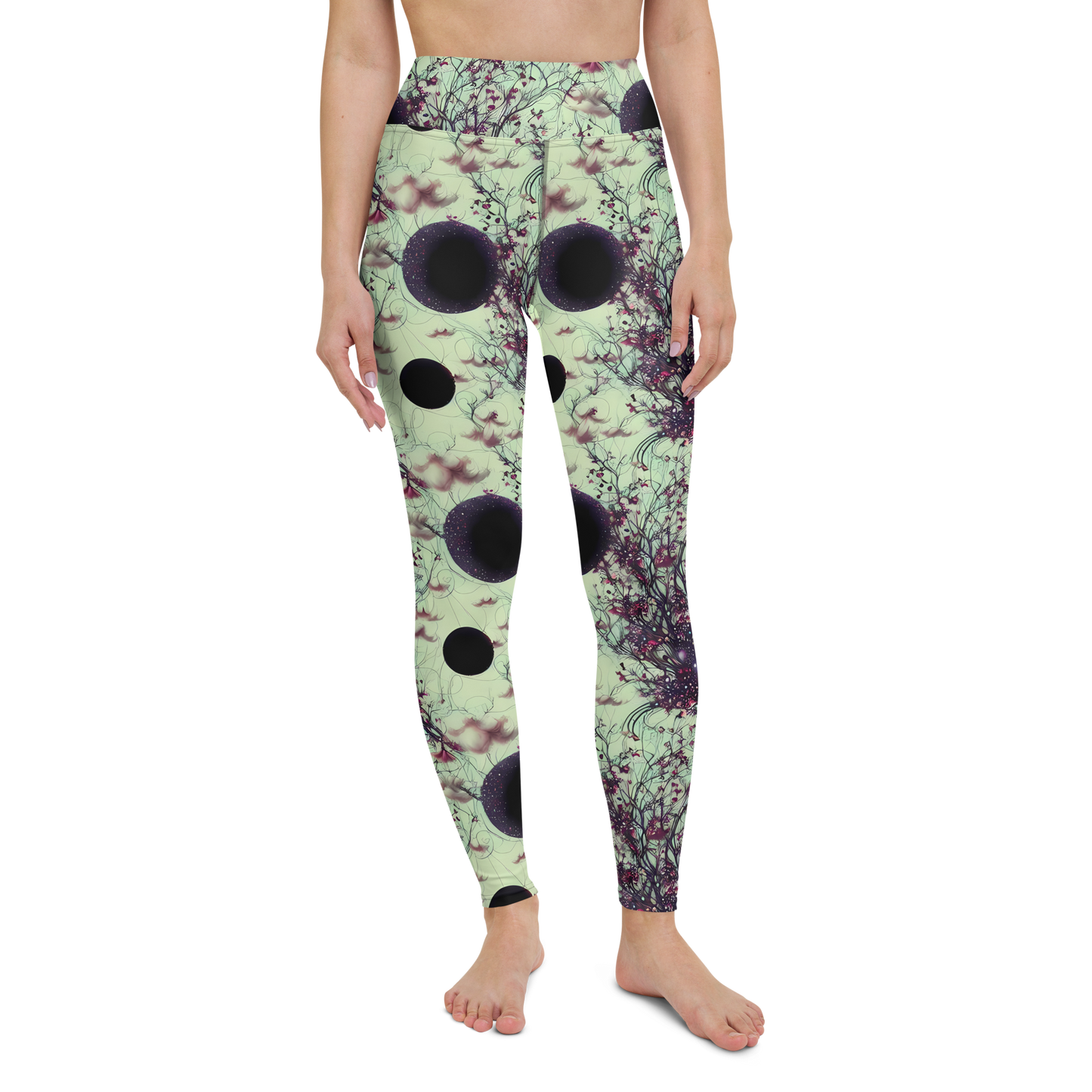 Yoga Leggings - Celestial Bloom