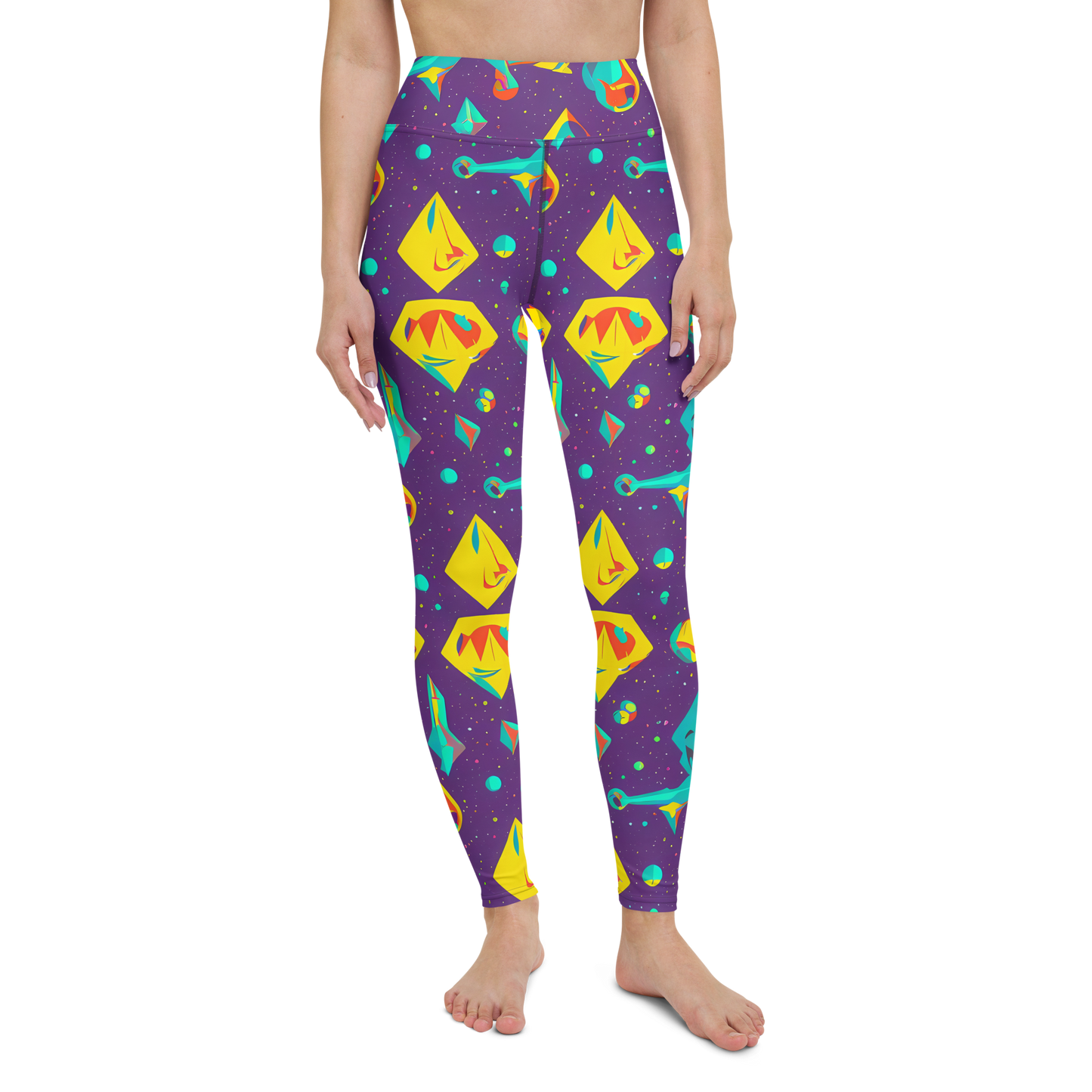 Yoga Leggings - Cascading Prism