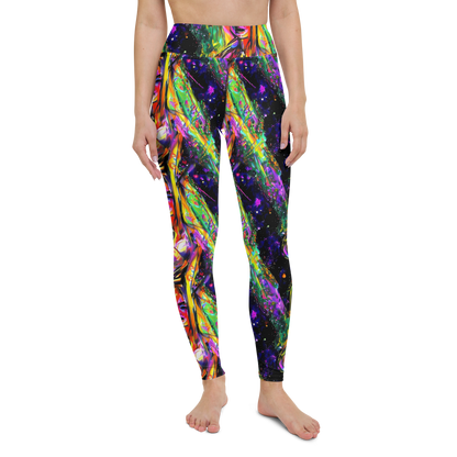 Yoga Leggings - Galactic Flamenco