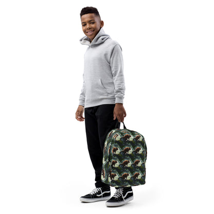 Minimalist Backpack - Whiskered Enigma