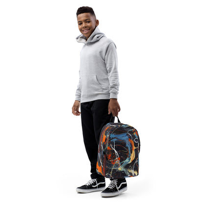 Minimalist Backpack - Neo-Splash Labyrinth