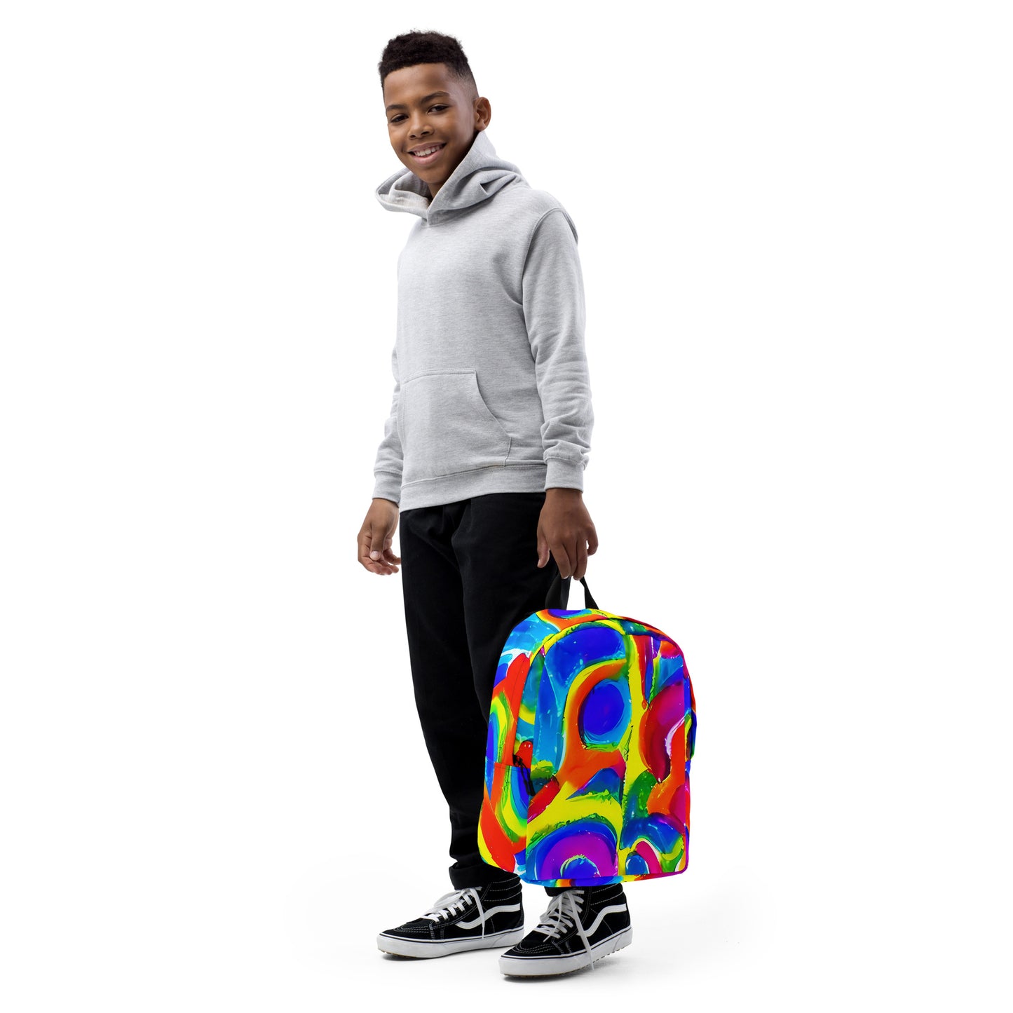 Minimalist Backpack - Psychedelic Splash