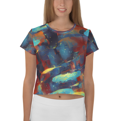 Women's Crop Tee - Journey Through Infinity