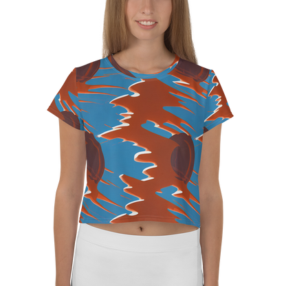 Women's Crop Tee - Desert Vortex