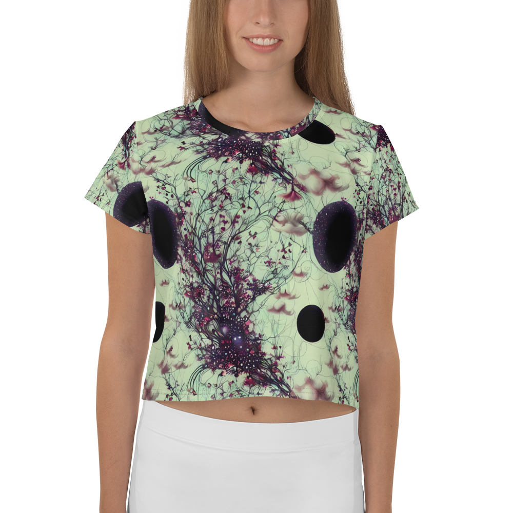 Women's Crop Tee - Celestial Bloom