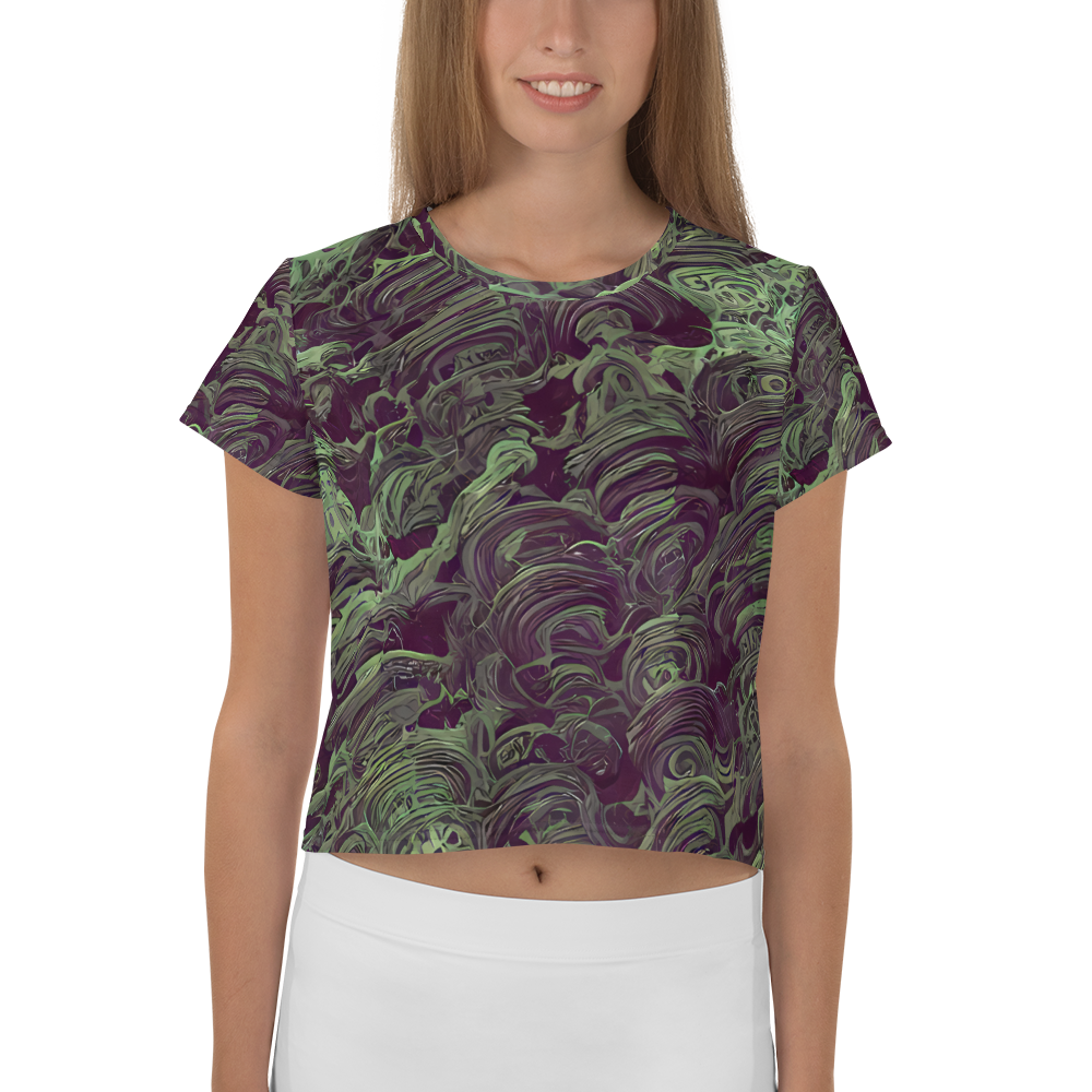 Women's Crop Tee - Knab Whorls