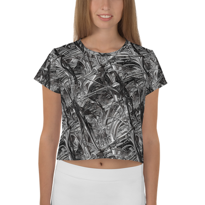 Women's Crop Tee - Gothic Whirlwind