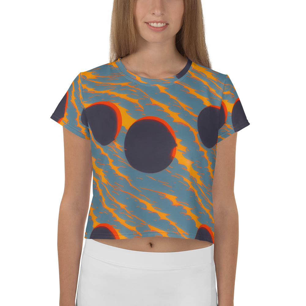 Women's Crop Tee - Flames of Gravity