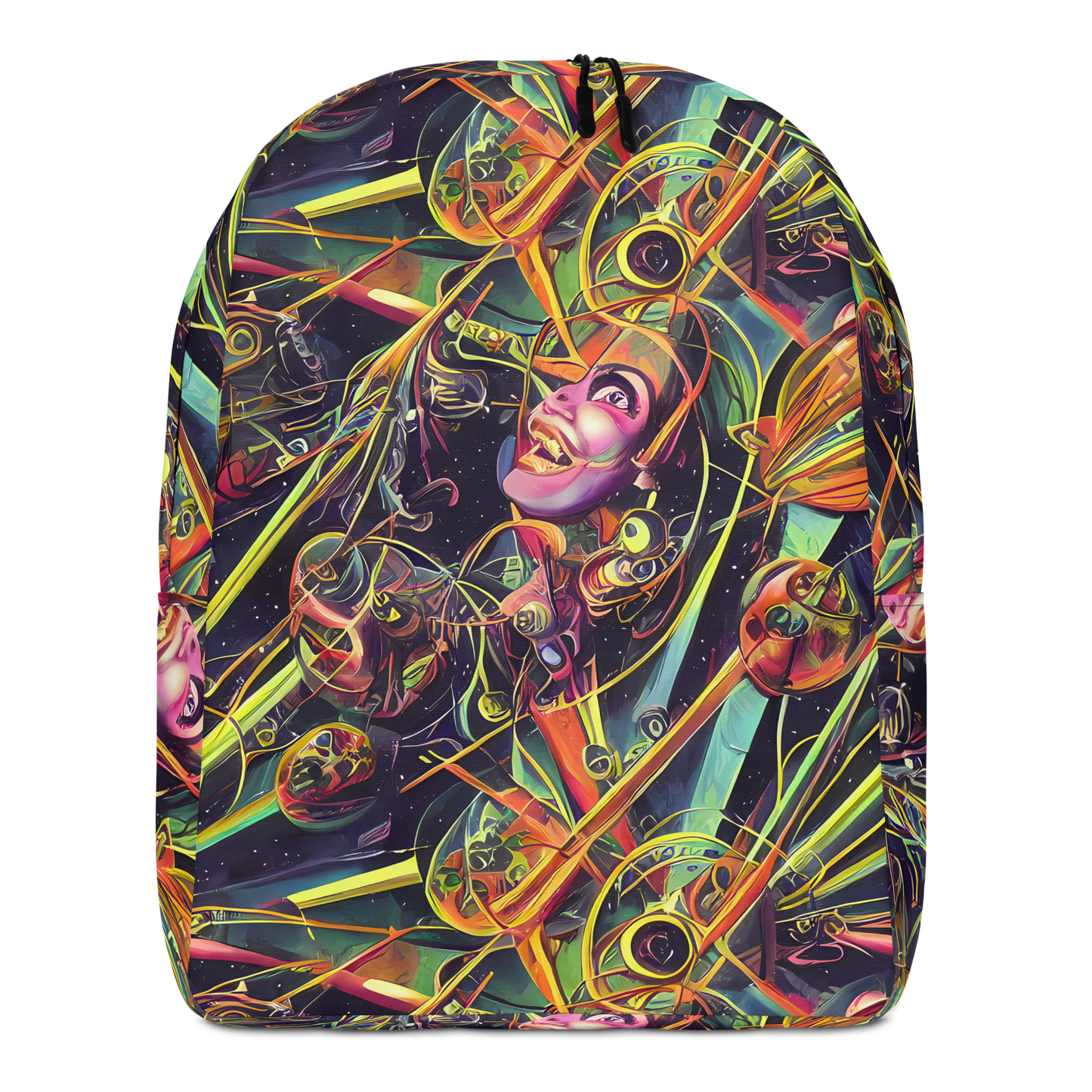 Minimalist Backpack - Psychedelic Deep Space