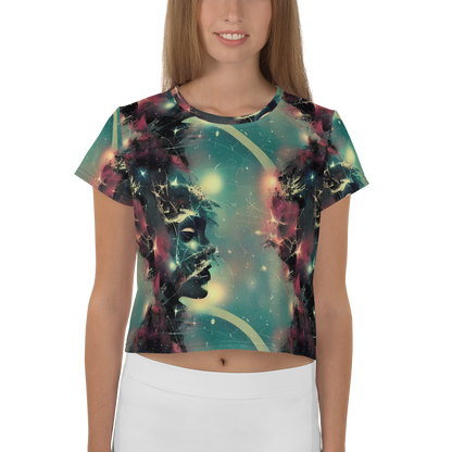 Women's Crop Tee - Galactic Serpent