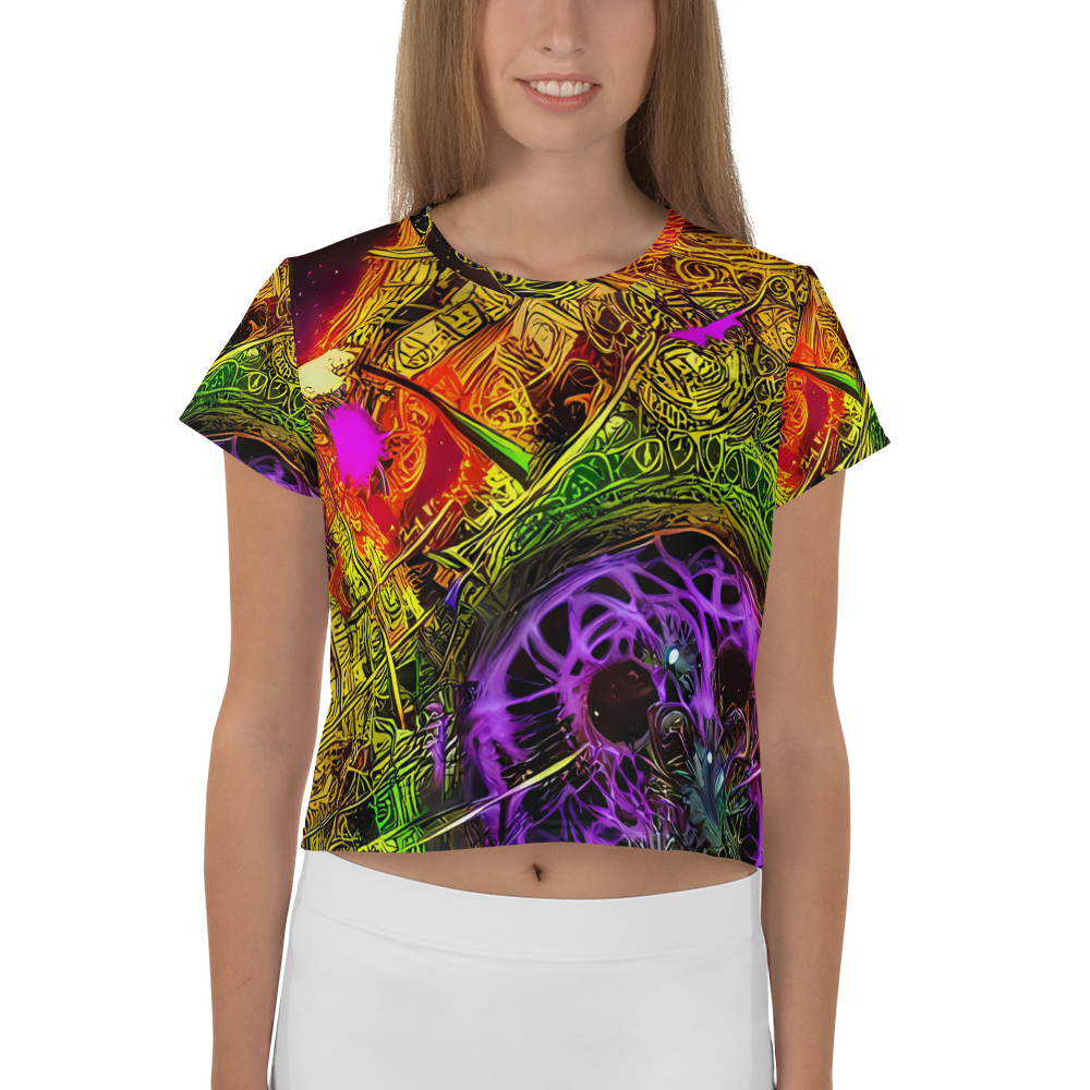 Women's Crop Tee - Neon Glyphworks