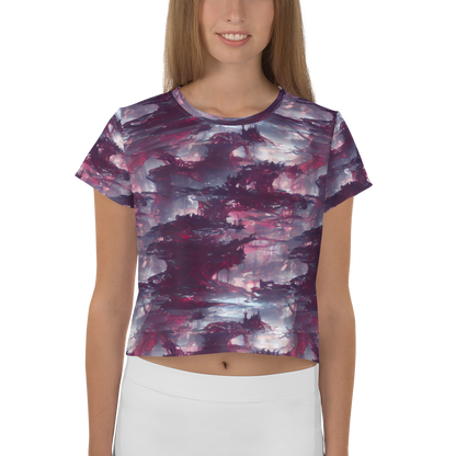 Women's Crop Tee - Twilight Fortresses