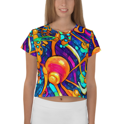 Women's Crop Tee - Iridescent Nebula