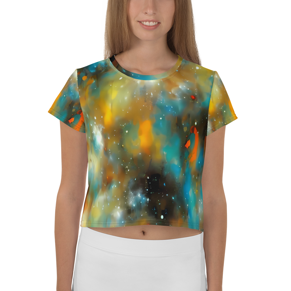 Women's Crop Tee - Abstract Tapestries