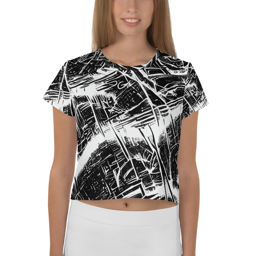 Women's Crop Tee - Ferriss Fractals