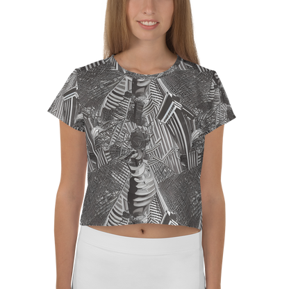 Women's Crop Tee - Piranesi's Web