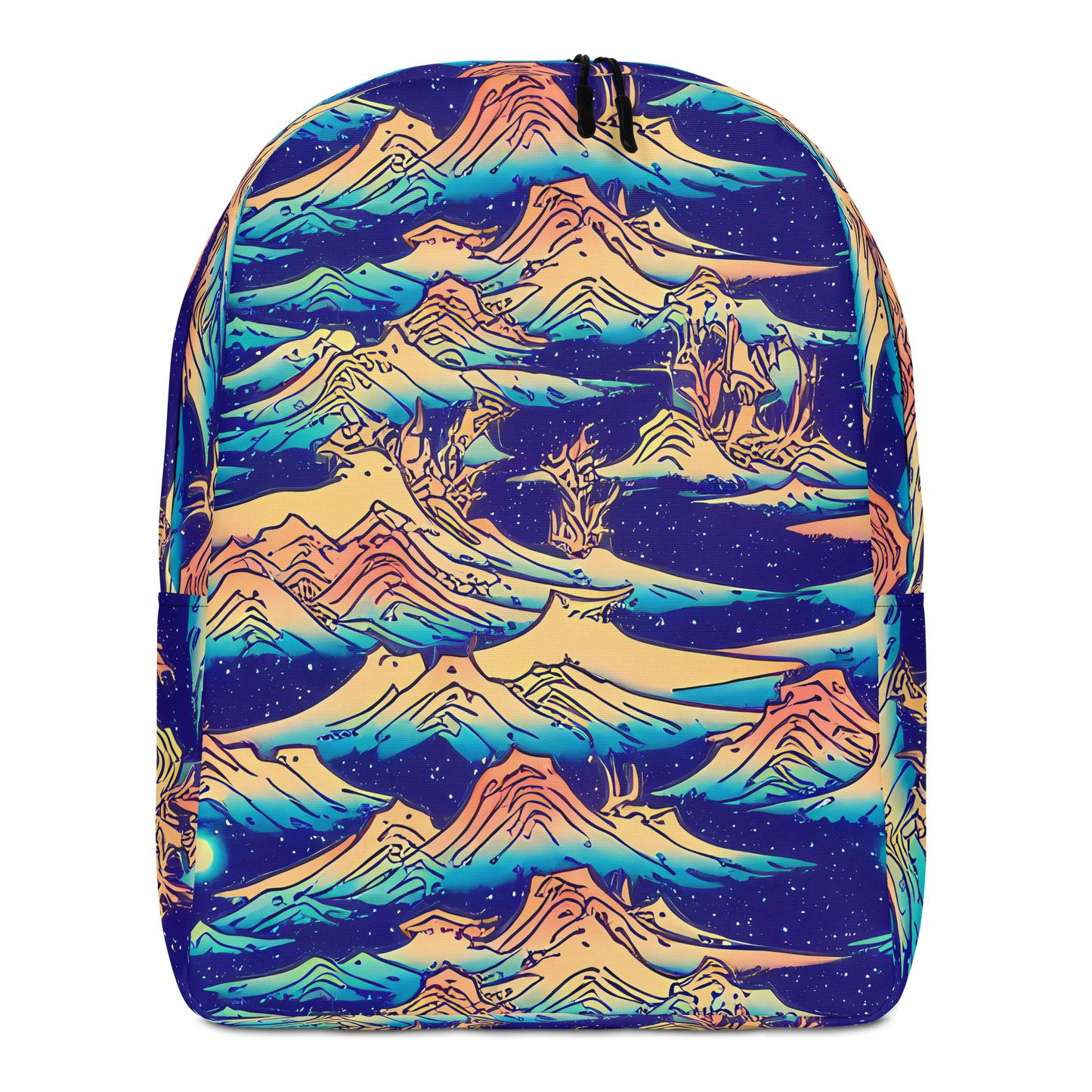 Minimalist Backpack - Mystical Mountain Mirage